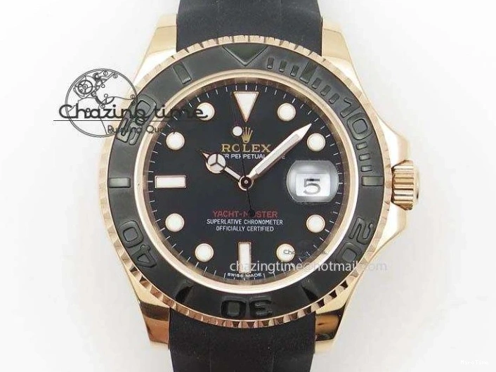 MiroTime 0122 Submariner 40mm Black Ceramic 5GF Best Edition Black Dial on Black Rubber Strap SA Unique 2464